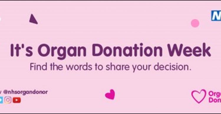 organ donation week banner