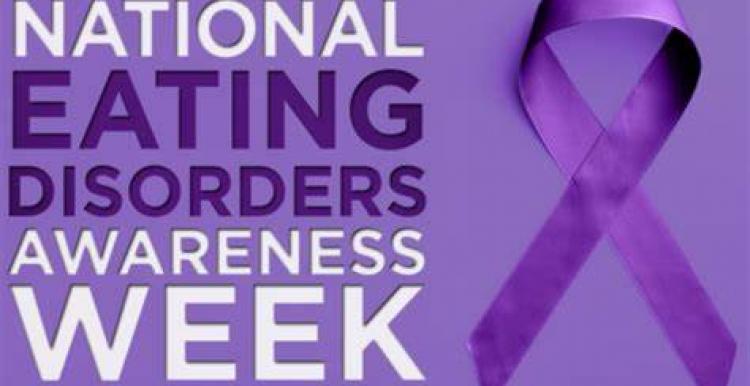 national eating disorders awareness week purple ribbon