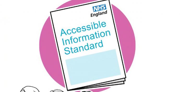 paper with 'accessible information standard' typed on it