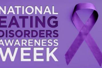 national eating disorders awareness week purple ribbon