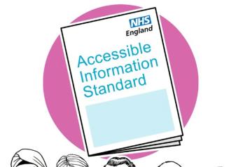 paper with 'accessible information standard' typed on it